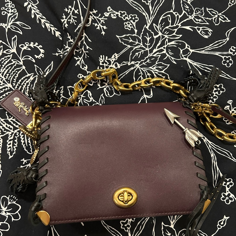 Purple Coach Crossbody. Just like new!